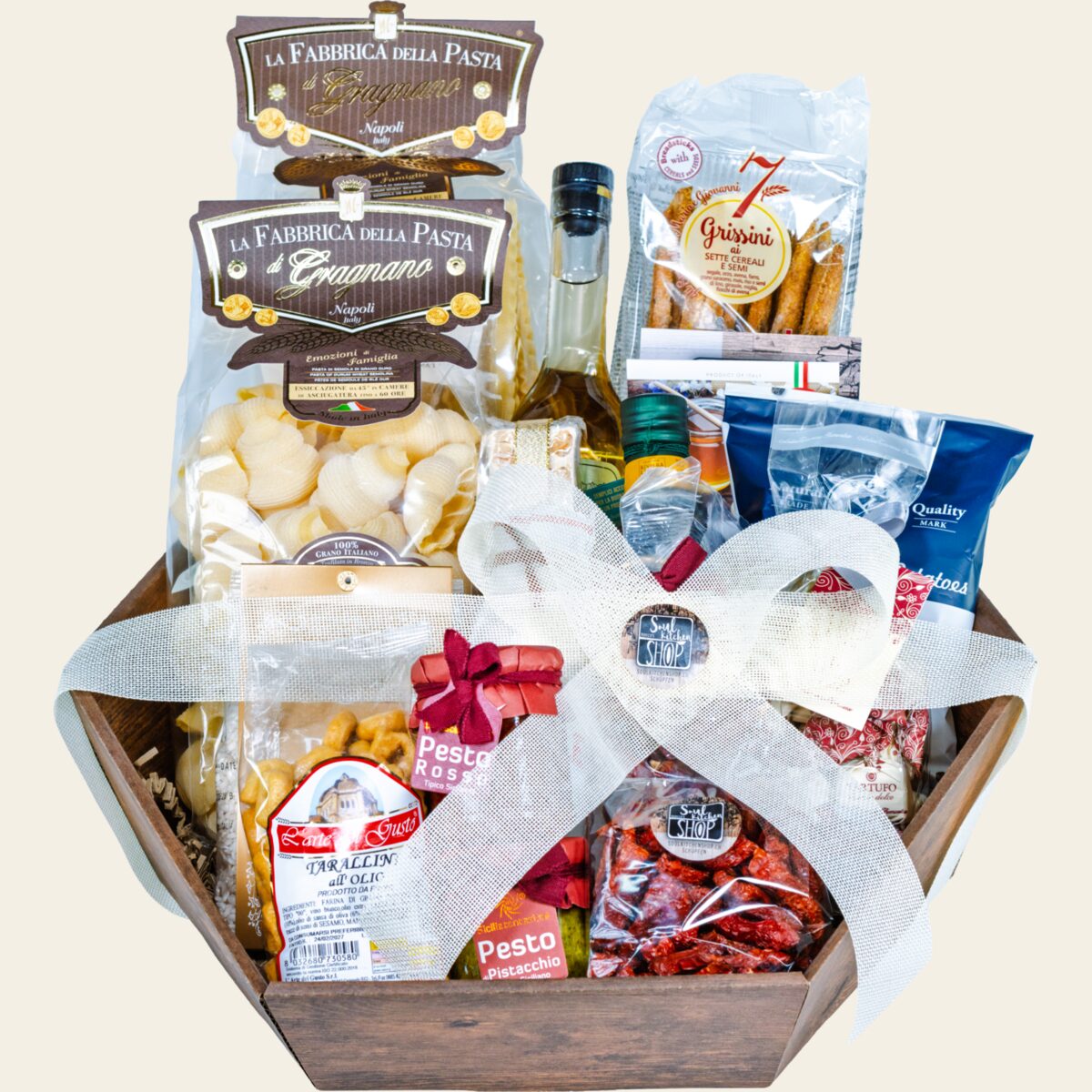 Grosser Geschenkkorb von Ruocco mit italienischen Spezialitäten